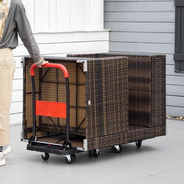 Folding sack trolley and platform trolley, 150 kg capacity