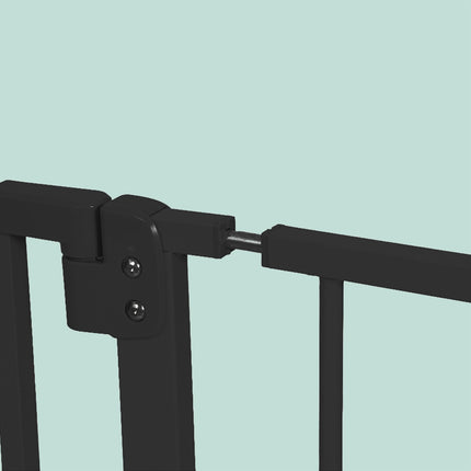 Safety Stair Gate, Extendable 75–100 cm, No-Drill Install