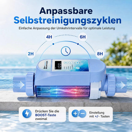 Salt Chlorine Generator for Pools Up to 18 m³, 4 g/h