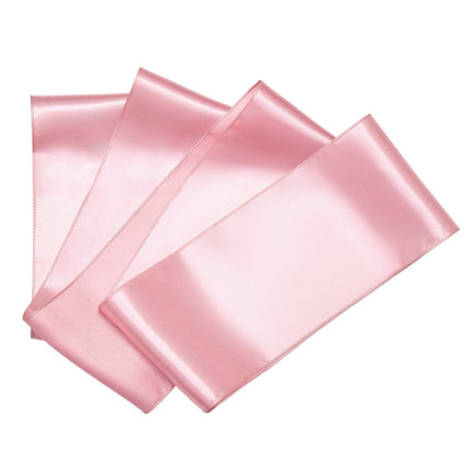 Satin Chair Sashes, 100 Pack, Rose Gold, 7 x 108 Inch