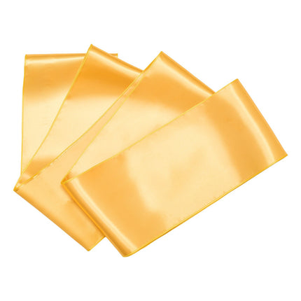 Satin Chair Sashes, 50 Pack, 7 x 108 in, Gold