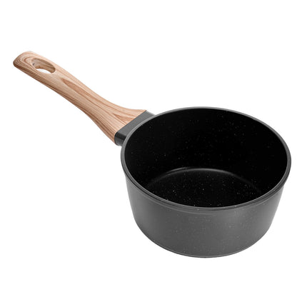 Saucepan 1.5 Qt Nonstick, Glass Lid, Detachable Handle, Induction