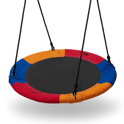 Saucer Swing, Blue-Red-Orange, Outdoor Play, 40""