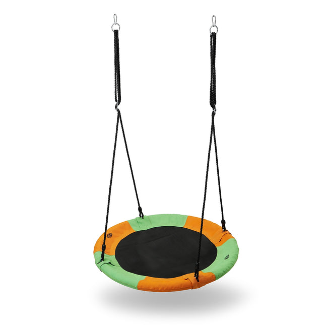 Saucer Swing, Orange-Green, Outdoor Play, Durable