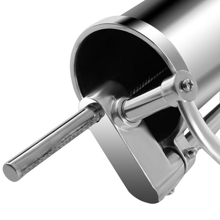 Sausage Stuffer 3kg Stainless Steel with 4 Nozzles