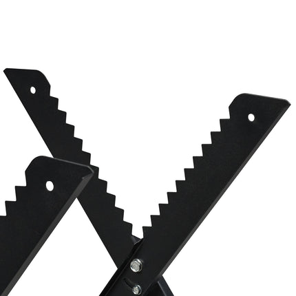 Saw trestle in metal