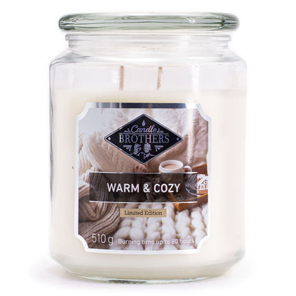 Scented Candle, Glass Jar – Relaxation & Ambiance