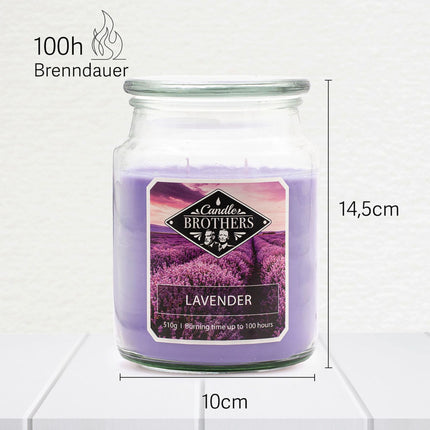 Scented Candle with Cotton Wicks for Relaxation