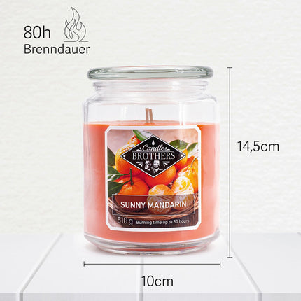 Scented Candle with Two Wicks for Relaxation