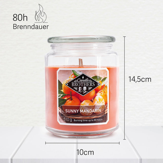 Scented Candle with Two Wicks for Relaxation
