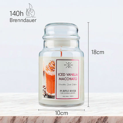 Scented Soy Candle – 140-Hour Burn Time