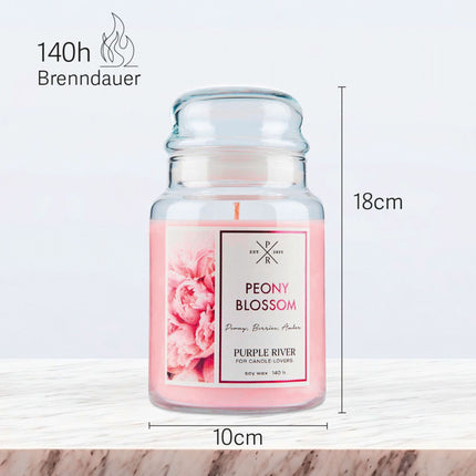 Scented Soy Candle, 140-Hour Burn Time