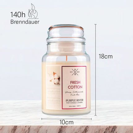 Scented Soy Candle, 140-Hour Burn Time