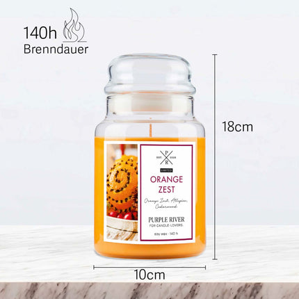 Scented Soy Candle, 140-Hour Burn Time