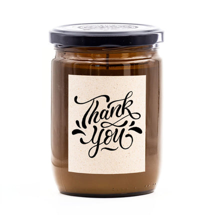 Scented Soy Candle – Lemon & Orange Fragrance, Glass Jar