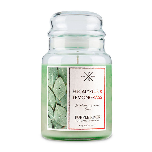 Scented Soy Wax Candle – 140-Hour Burn Time