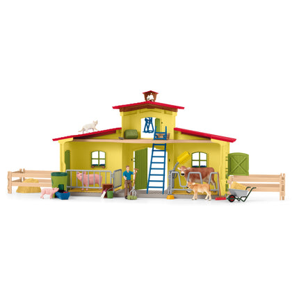 Schleich Farm World Playset Large Farm With Animals