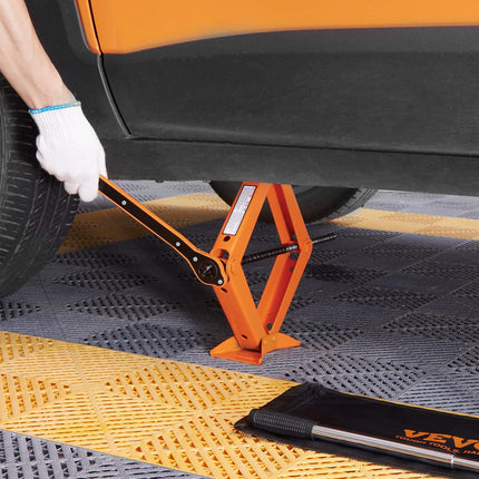 Scissor Jack 2.5 Ton, 9.4–43.4 cm, Ratcheting Handle