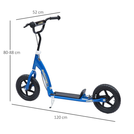 City scooter for children - 12"", rear brake, blue