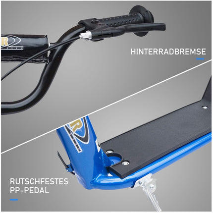 City scooter for children - 12"", rear brake, blue
