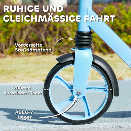 Children's foldable kick scooter, adjustable, 6-12 years