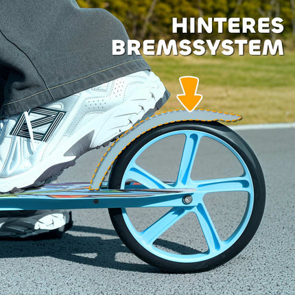 Children's foldable kick scooter, adjustable, 6-12 years