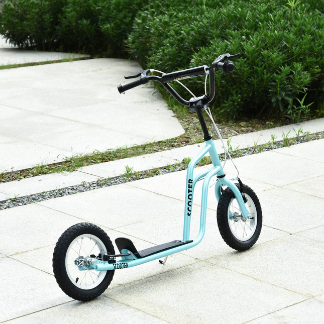 Scooter with 12"" air tires for children from 5 years and up