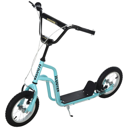 Scooter with 12"" air tires for children from 5 years and up