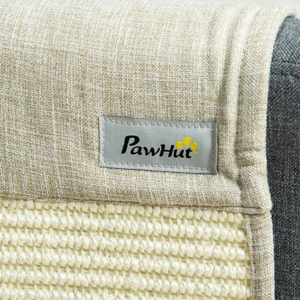 Cat Scratching Mat, Sisal Sofa Cover Set - Beige/Grey