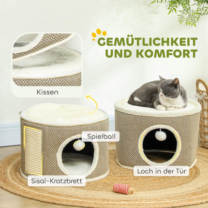Cat Scratching Tray, Sisal, 56 cm, for cats up to 5 kg