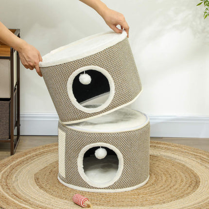 Cat Scratching Tray, Sisal, 56 cm, for cats up to 5 kg