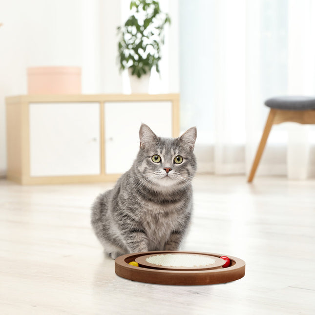 Scratching board for cats with Sisal mat