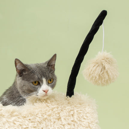 Cat tree with scratching post, tunnel, for cats up to 5 kg