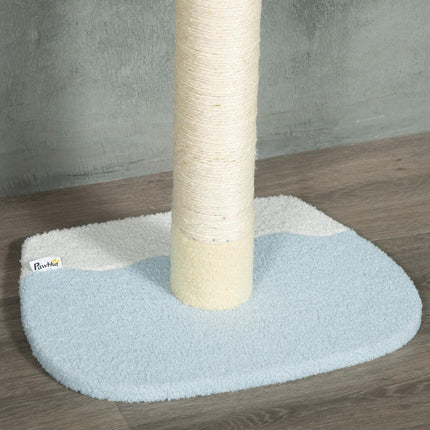 Adjustable cat scratching post with play ball, 220-260 cm