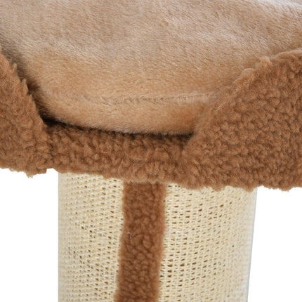 Cat scratching tree with removable cushions, sisal, 45x45x91cm