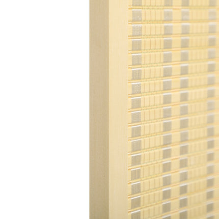 Bamboo room divider, foldable privacy screen, natural 180x180 cm