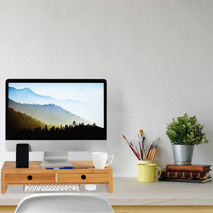 Screen stand with storage