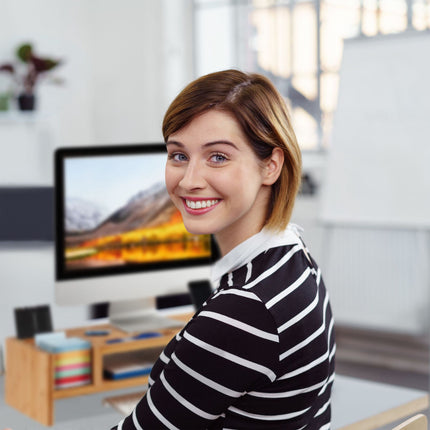 Screen stand with storage