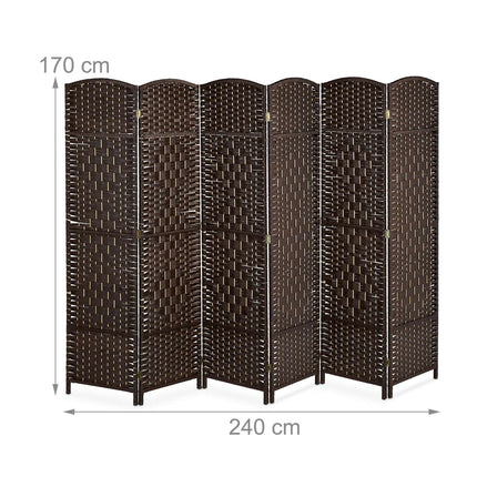 Screen wall with 6 panels
