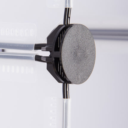 Screwless plastic shelves with 15 compartments