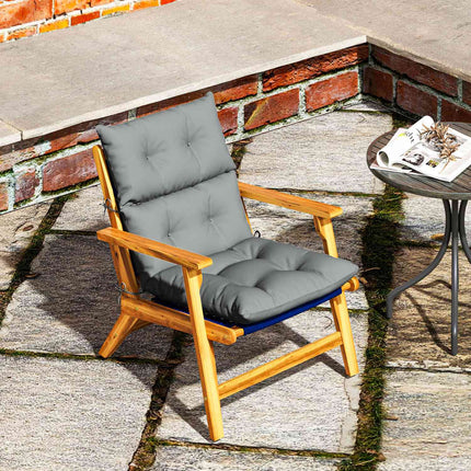 Seat cushion 115x56 cm, Water-repellent, Light grey