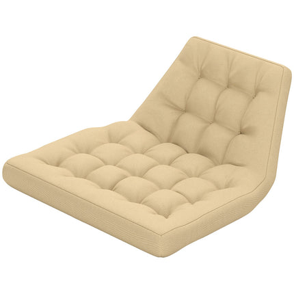 Beige water-repellent chair Seat cushion with backrest