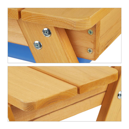 Seating group for children Wood with parasol