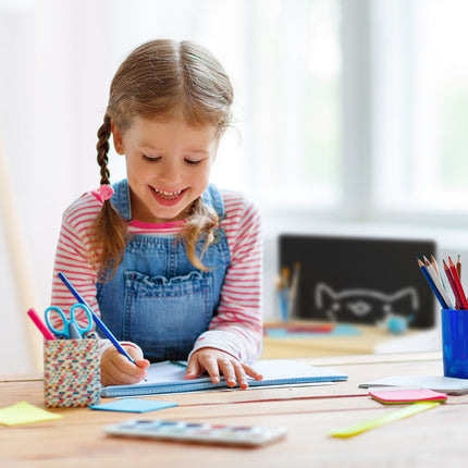 Seating group for children with blackboard