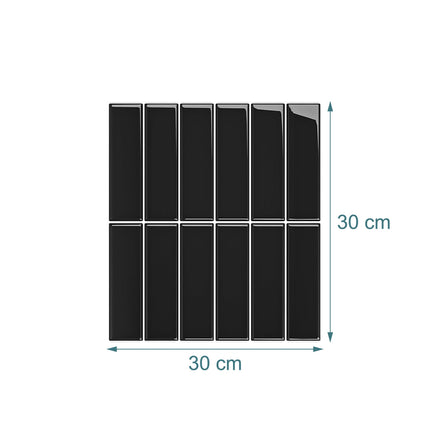 Self-Adhesive 3D Tile Stickers, 30x30 cm, Removable