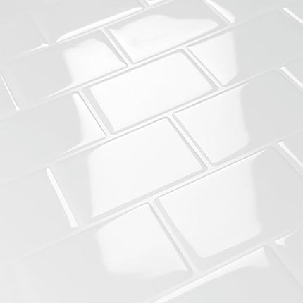 Self-Adhesive 3D Wall Tiles, 30x30 cm, Metro Design