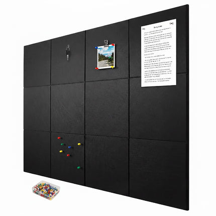 Self-Adhesive Felt Boards, 12-Pack, Square, for Notes