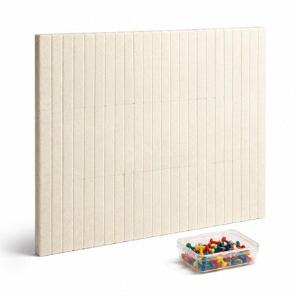 Self-Adhesive Felt Pinboard, Beige, 120 x 90 cm