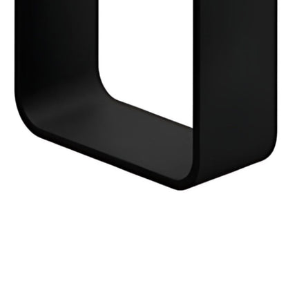 Self-Adhesive Toilet Roll Holder, Matte Black, Holds 2 Rolls