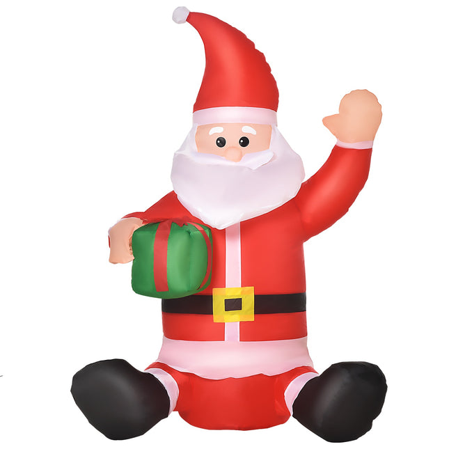Inflatable Santa Christmas decoration with LED lights